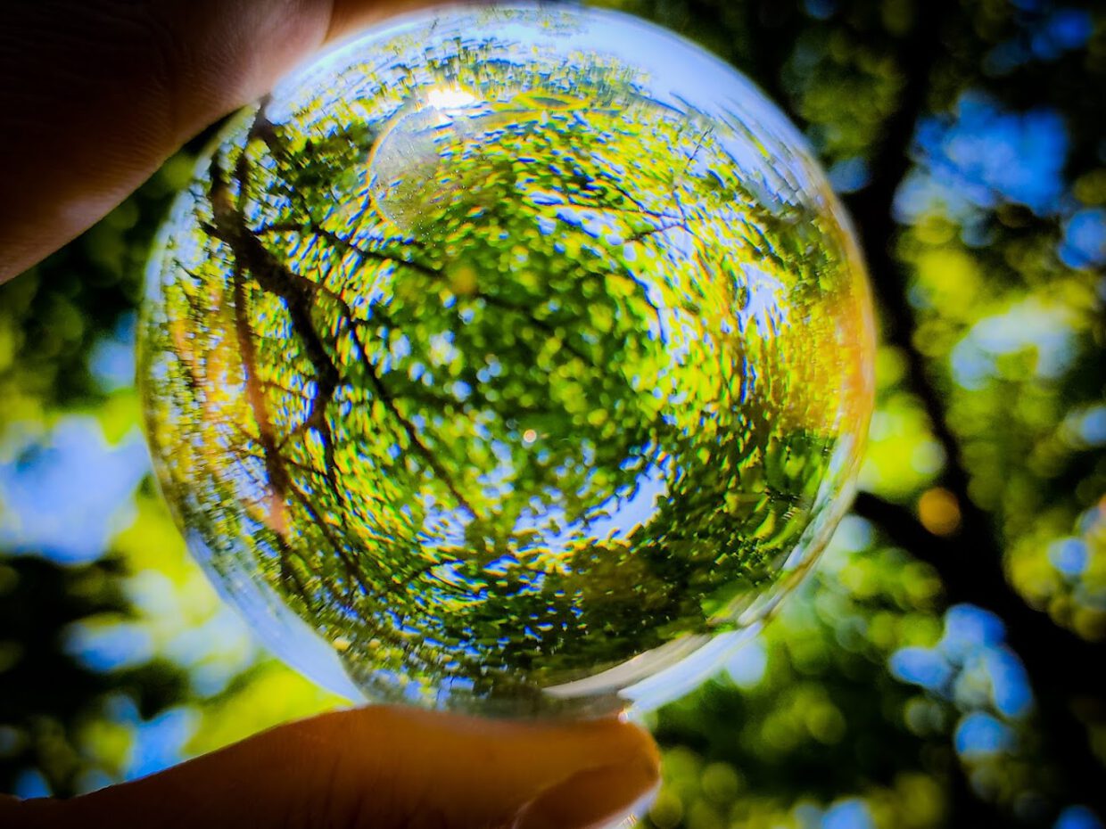 Lensball – Glaskugel Fotografie – janglemaus