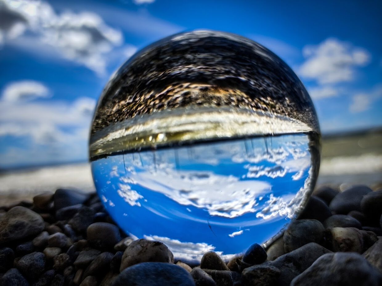 Lensball – Glaskugel Fotografie – janglemaus